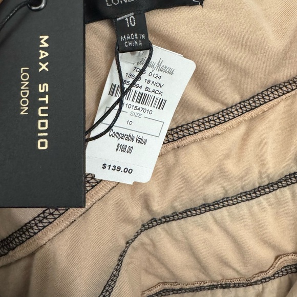 Max Studio Black Strapless Cocktail Dress - Picture 9 of 10